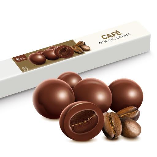 Tubo Grano de cafe con chocolate (60grs)